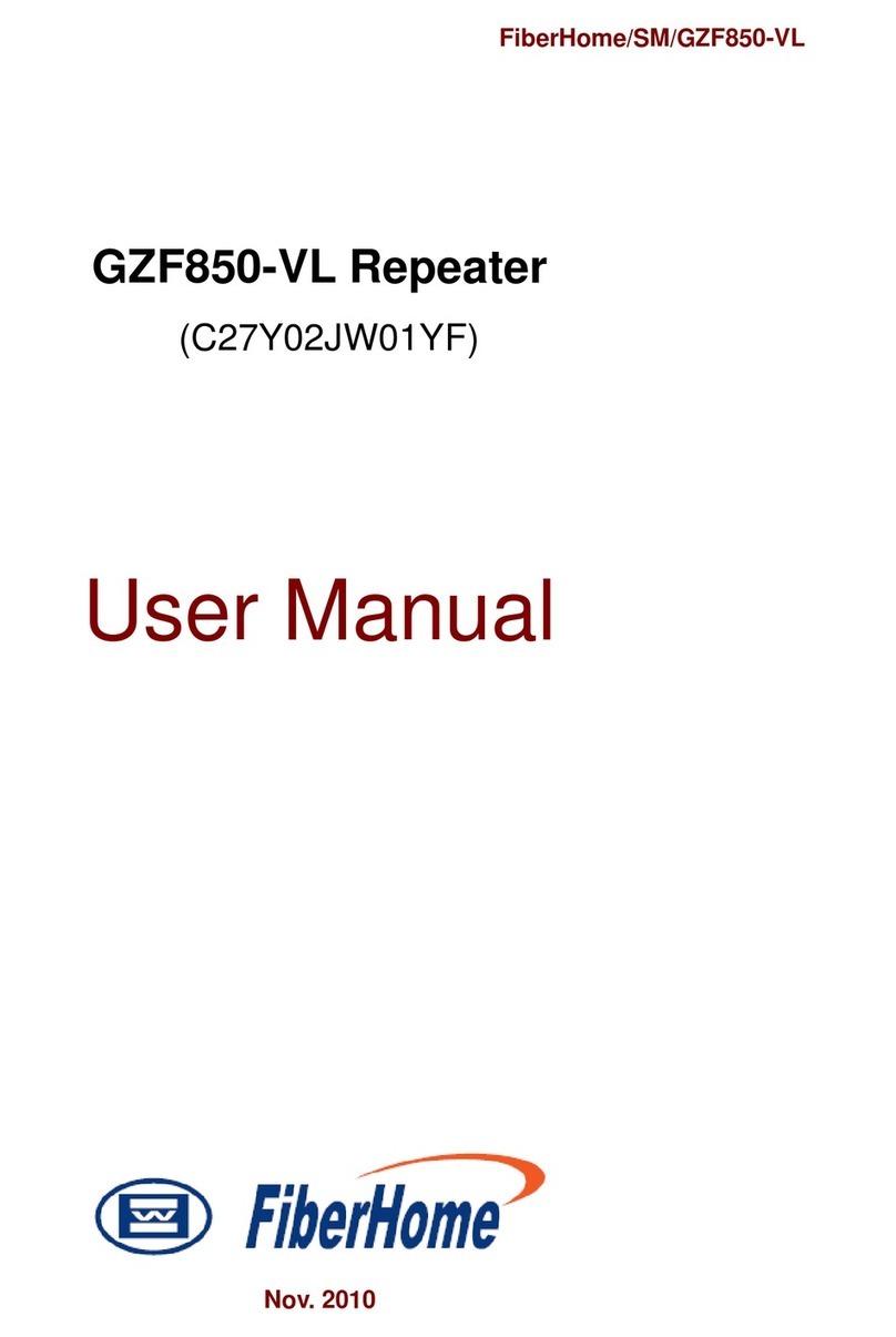 FiberHome GZF850-VL user manual
