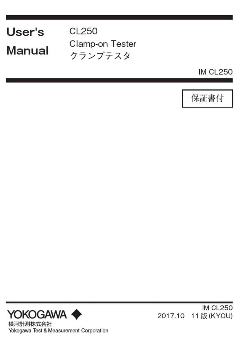 YOKOGAWA CL250 user manual