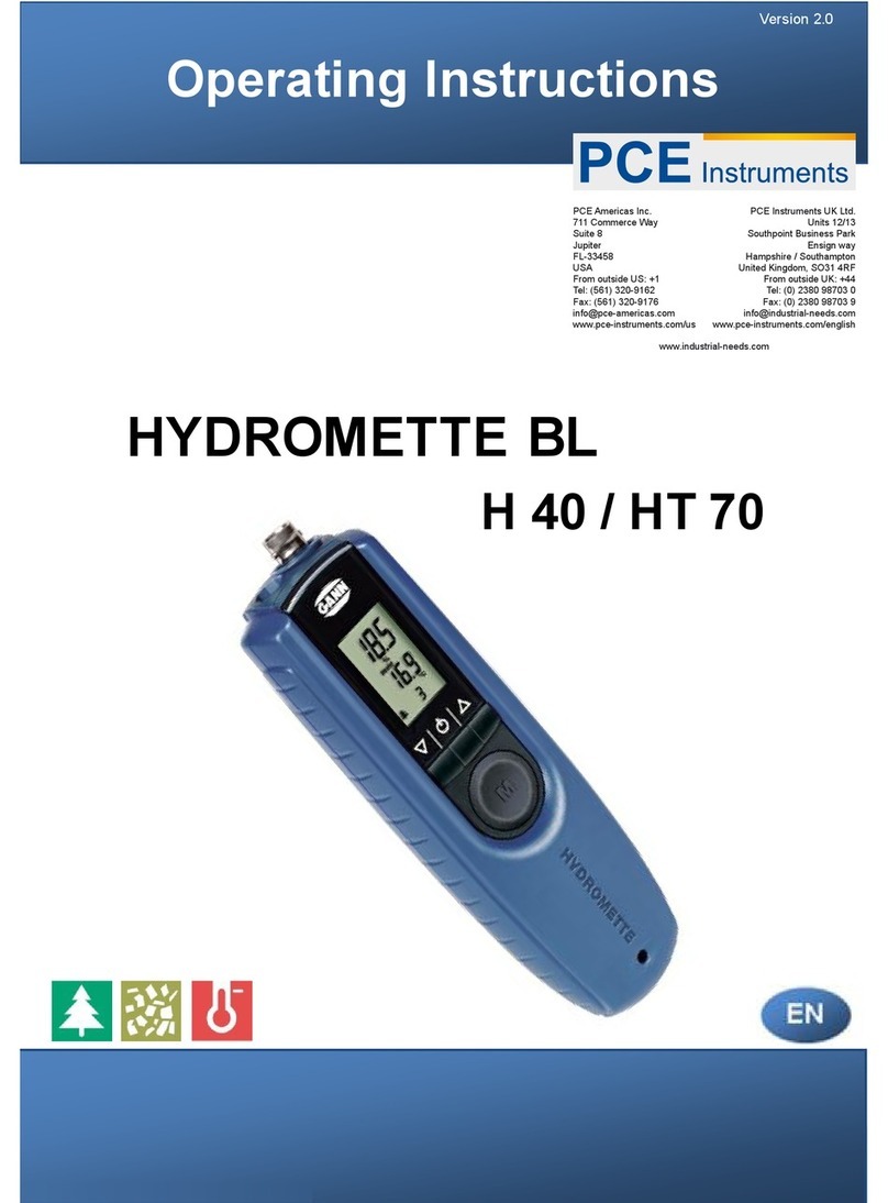 GANN Hydromette BL H 40 operating instructions