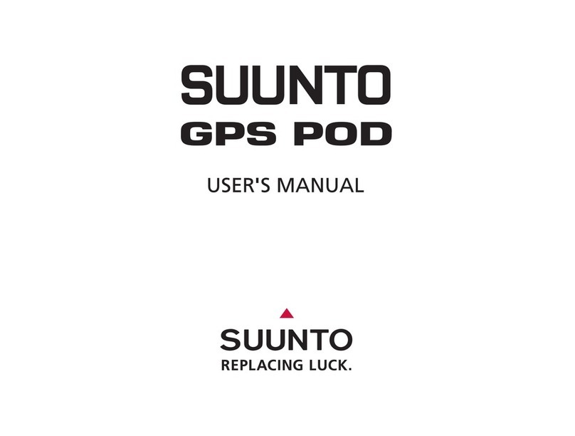 Suunto GPS POD user manual