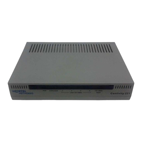 Nortel Contivity 221 user guide