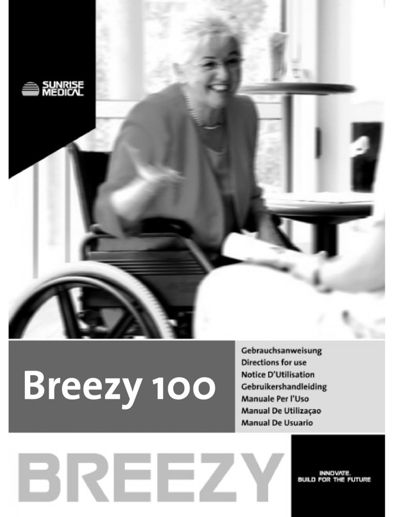 Sunrise Medical Wheelchair Breezy 100 Manual