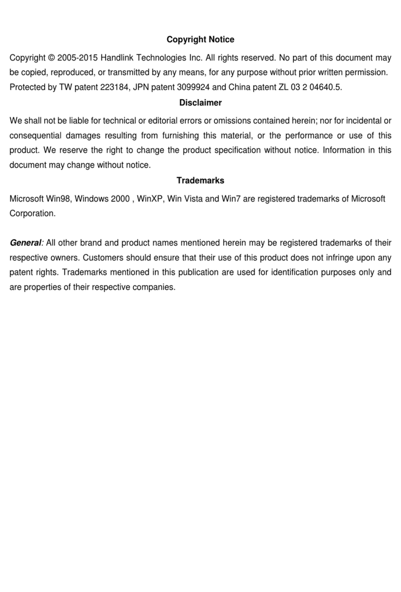 Handlink Technologies GW-1 user manual