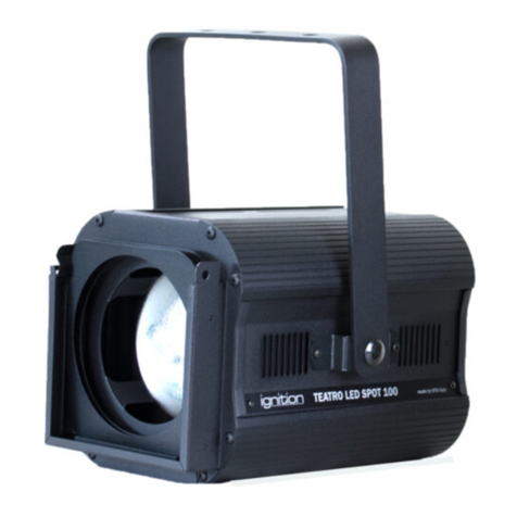 Ignition TEATRO LED SPOT 100 PC user manual