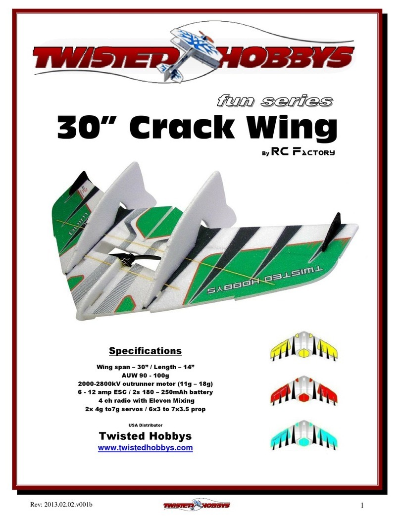 Twisted Hobbys fun series 30" Crack Wing manual