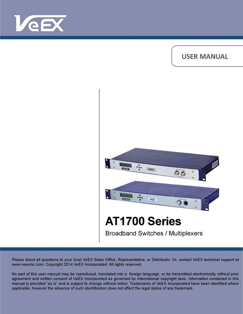 VeEX AT1702 user manual
