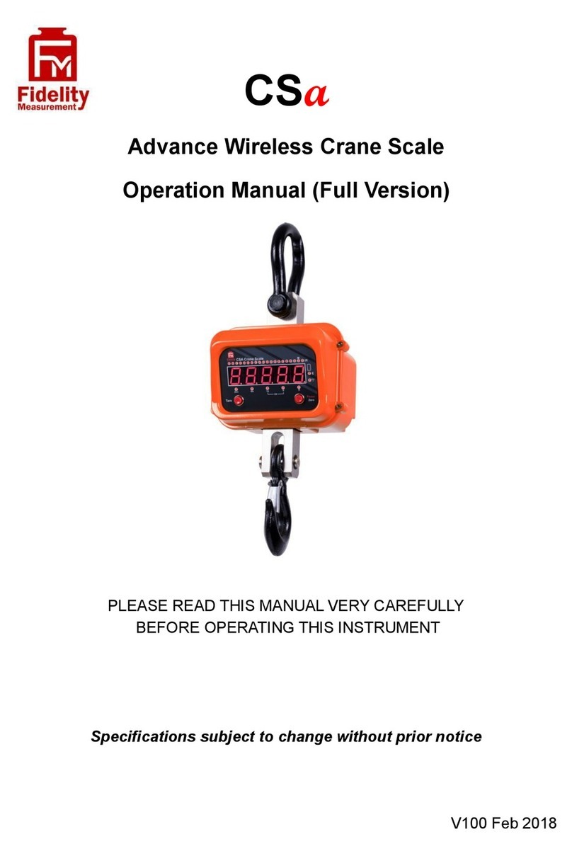 Fidelity Measurement CSa Operation manual