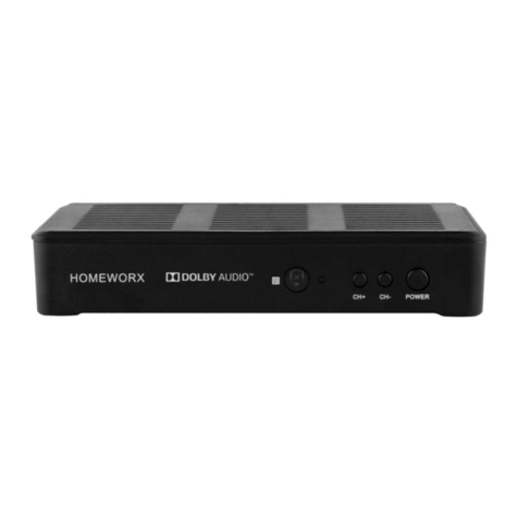 MediaSonic HomeWorx HW180STB-Y18 user manual