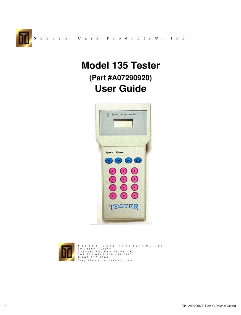Secure Care Products 135 User manual