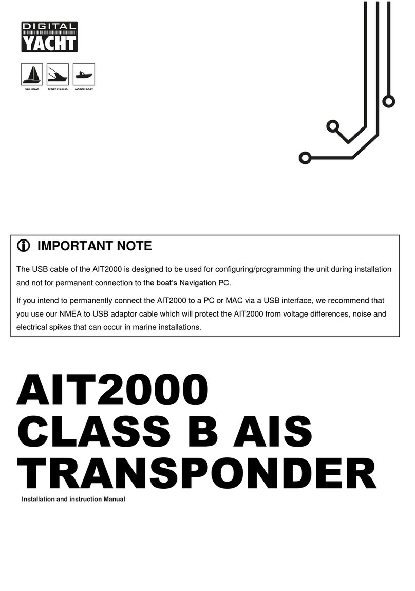 DIGITAL YACHT AIT2000 Installation and instruction manual