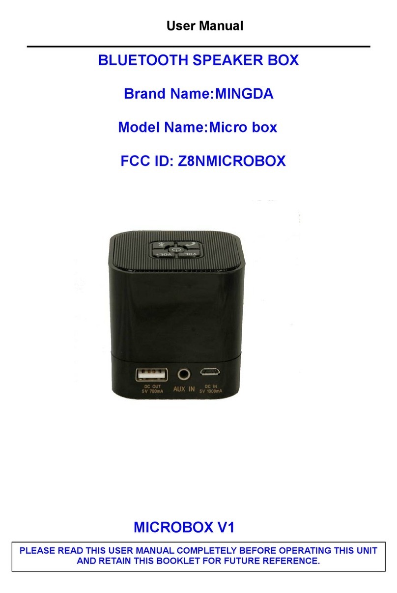 Mingda Micro box User manual