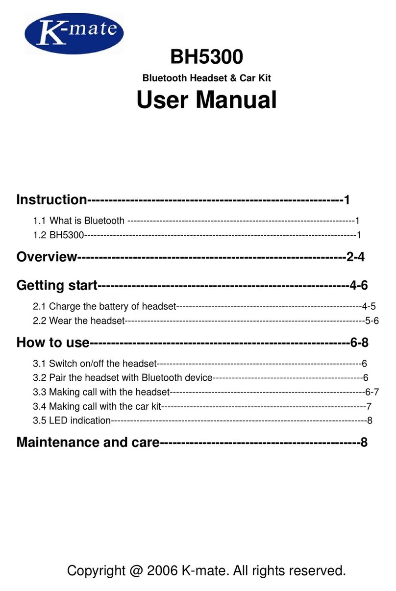 K-Mate BH5300 user manual