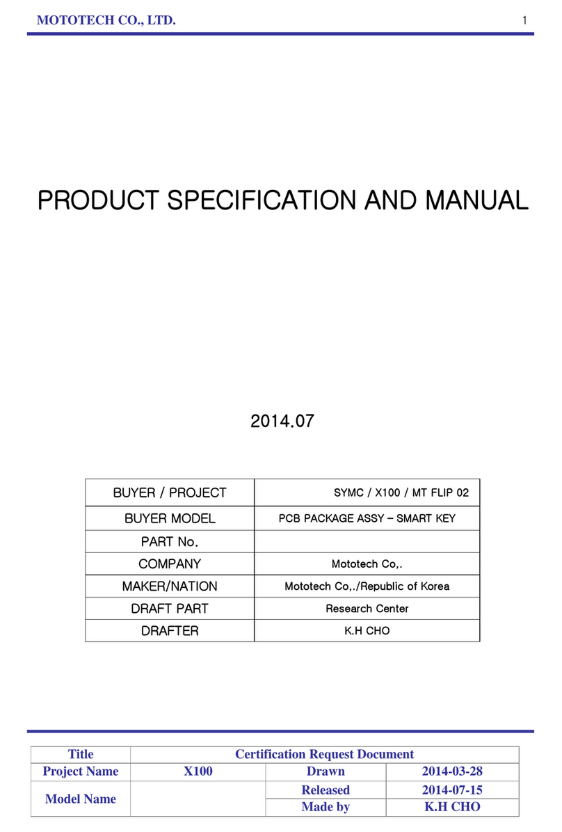 Moto-Tech MT FLIP 02 Product specification and manual Moto-Tech MT FLIP 02 Product specification and manual