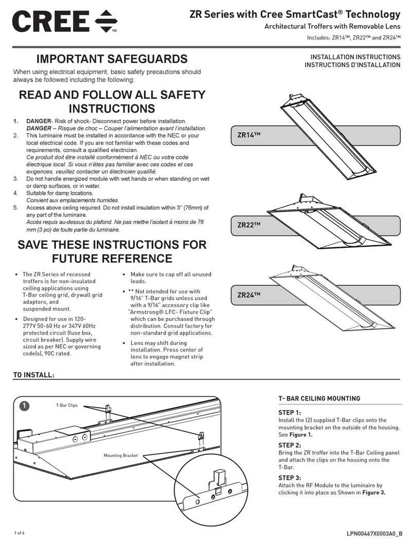 Cree ZR14 User manual