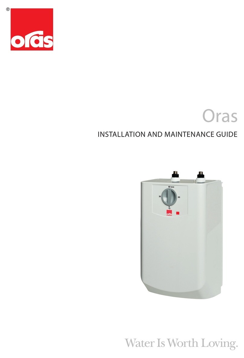 Oras 1003F SAFIRA Installation and maintenance guide