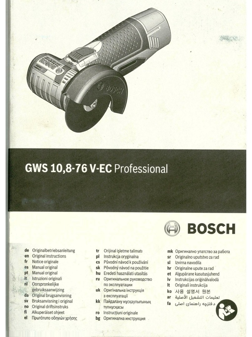 Bosch GWS 10,8-76 V-EC Original instruction