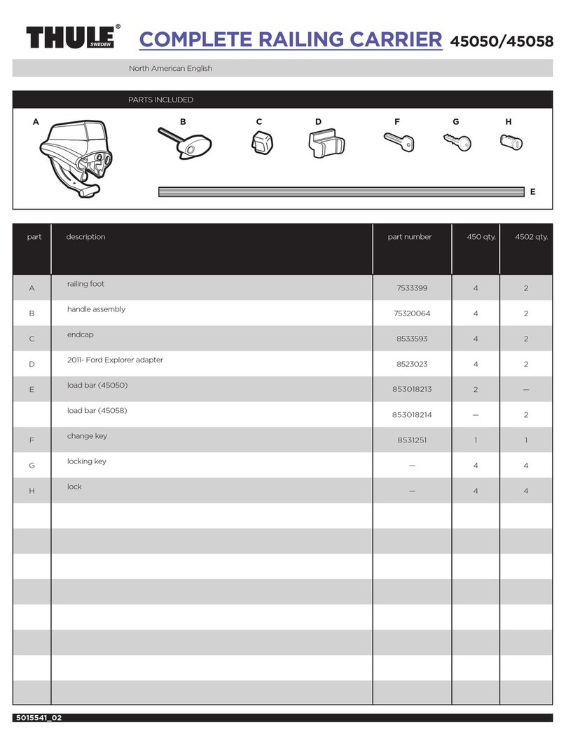 Thule 45050 User manual