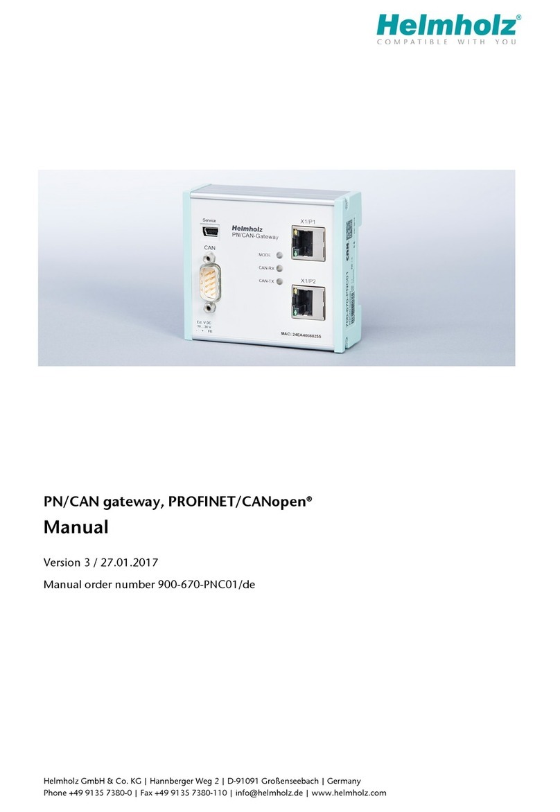 Helmholz PN/CAN gateway manual