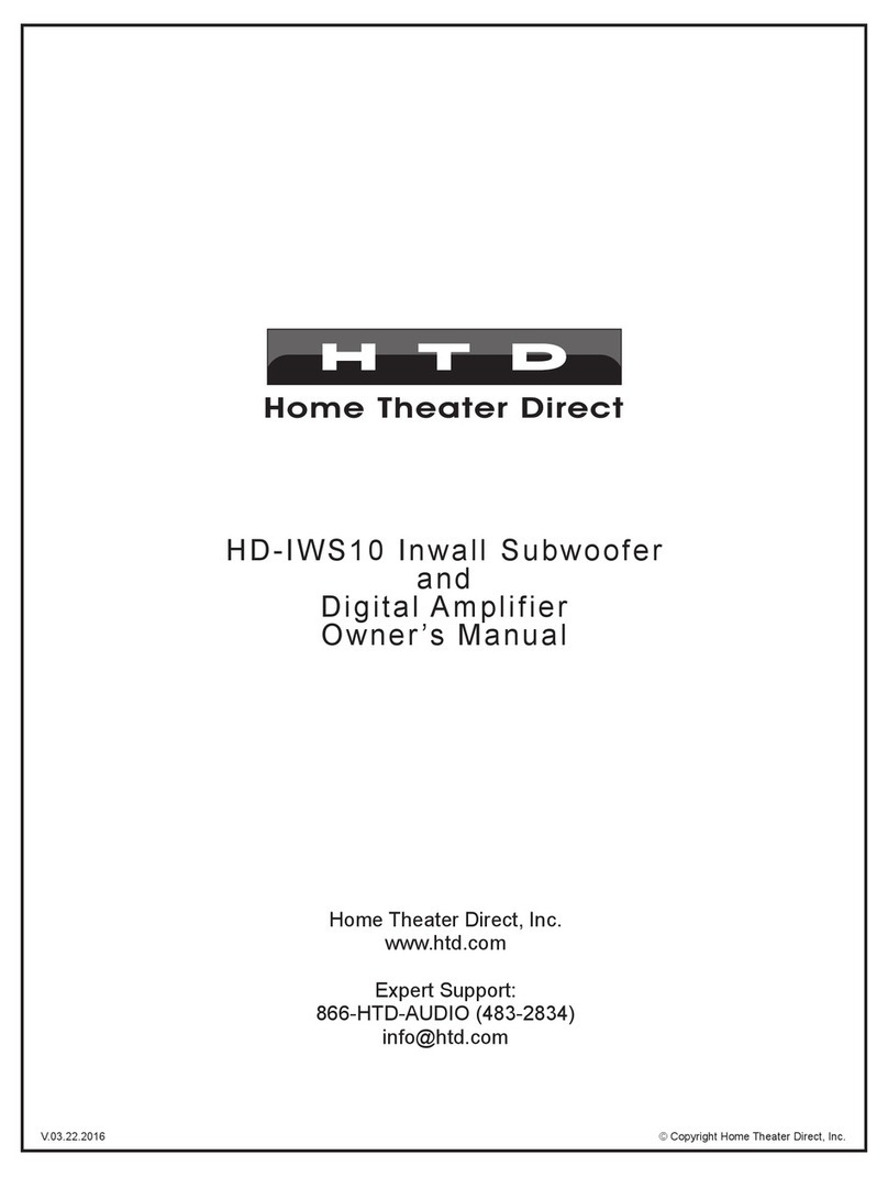 HTD HD-IWS10 owner's manual