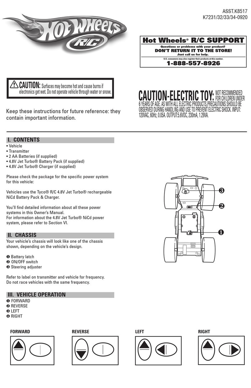 Hot Wheels K8517 instructions