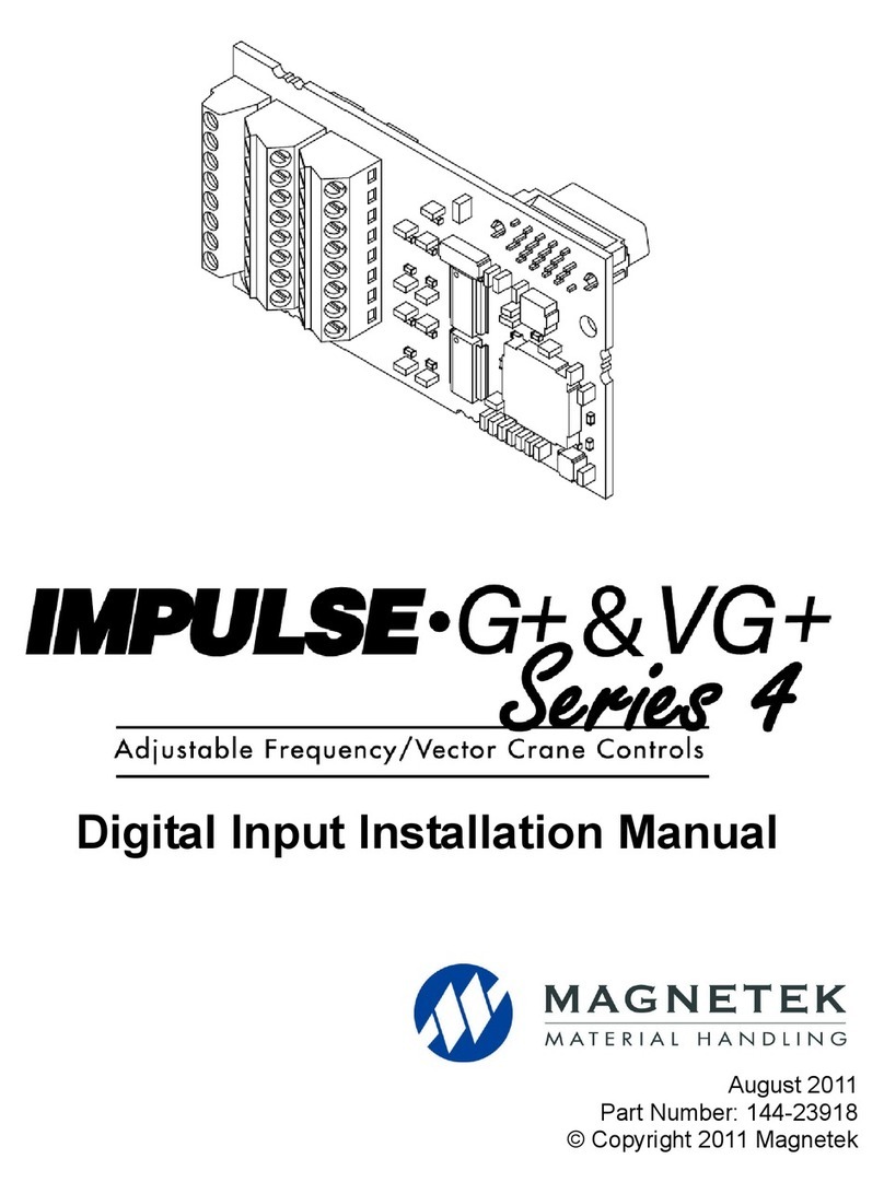 Magnetek IMPULSE G+ installation manual