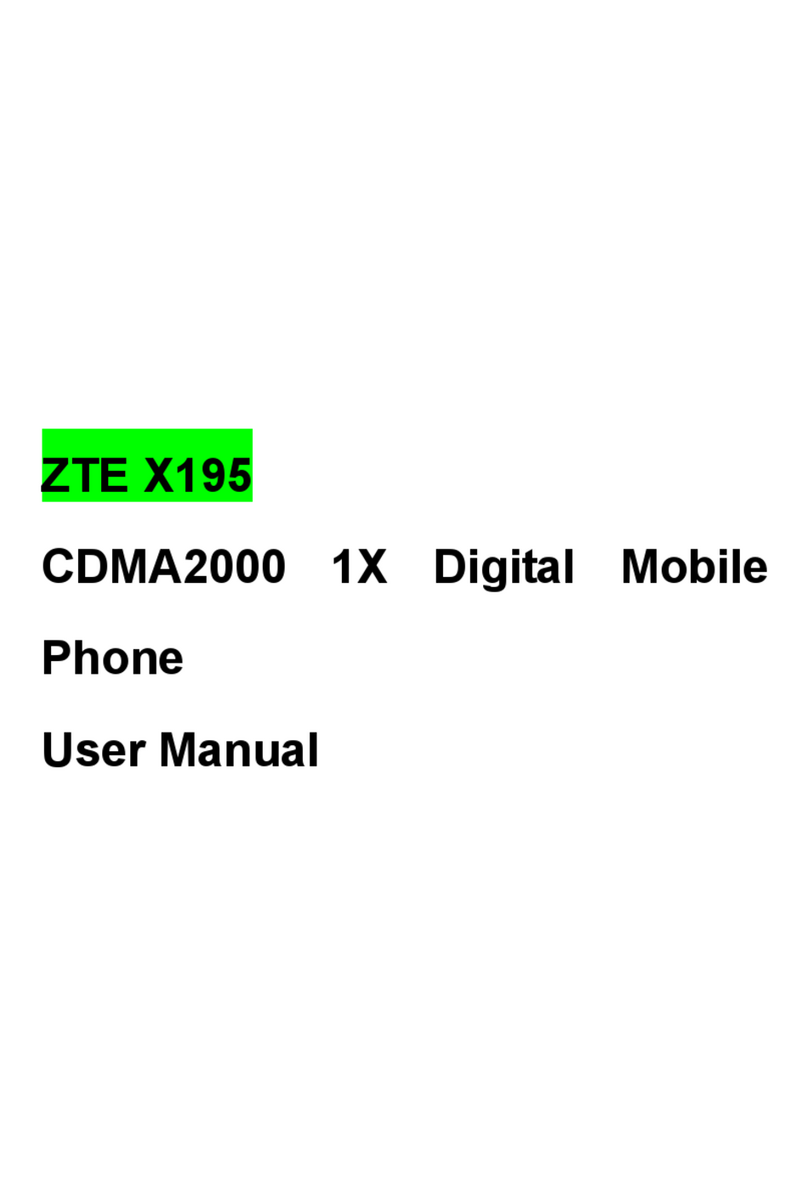 Zte X195 user manual