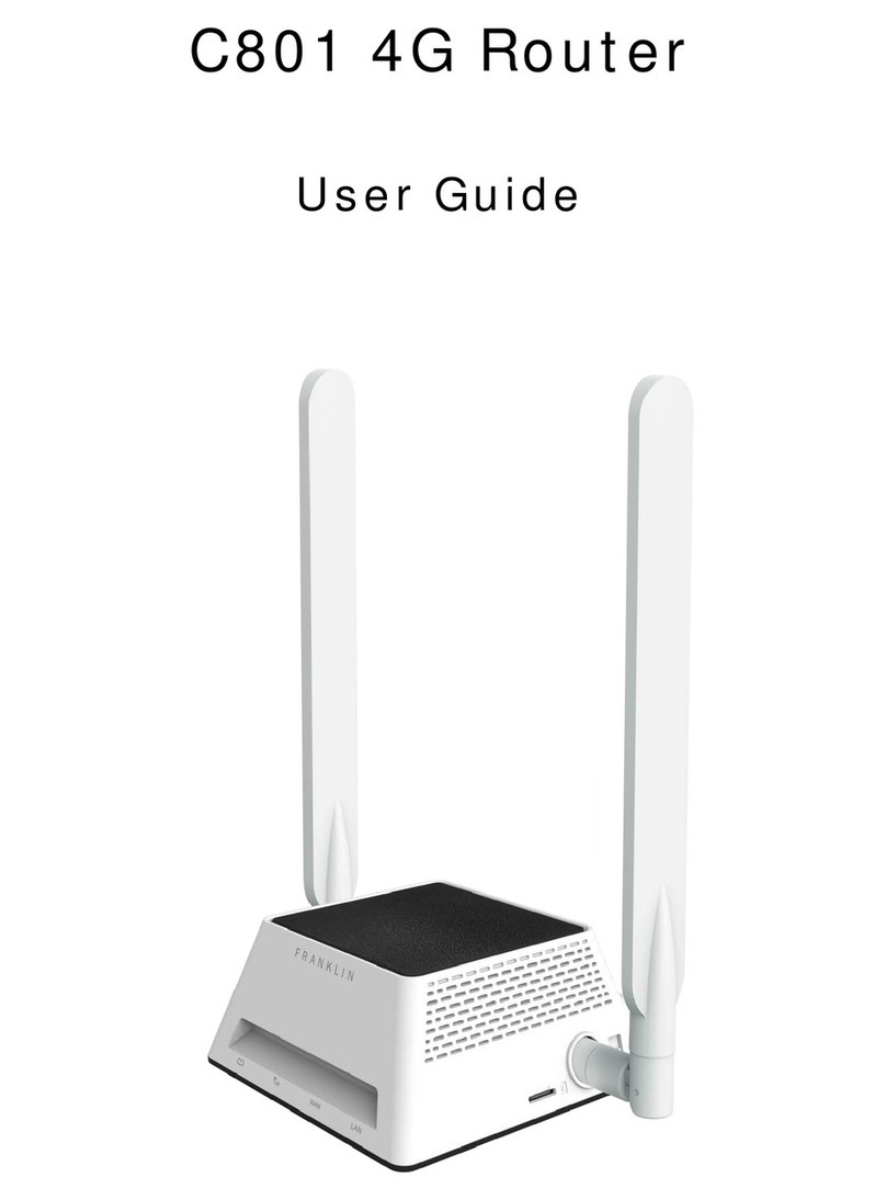 Franklin Wireless C801 User manual