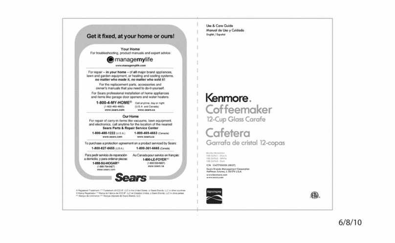 Kenmore 100.06962 Use & care guide
