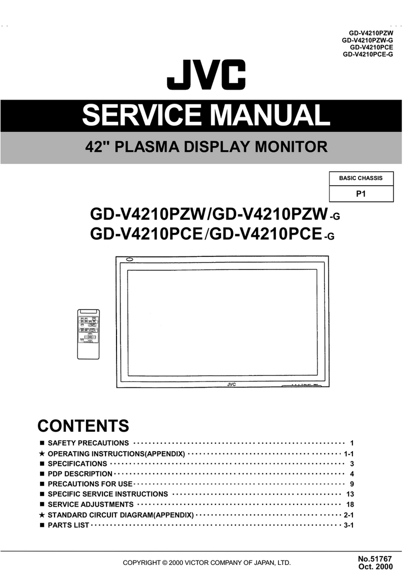 JVC GD-V4210PZW-G Service manual