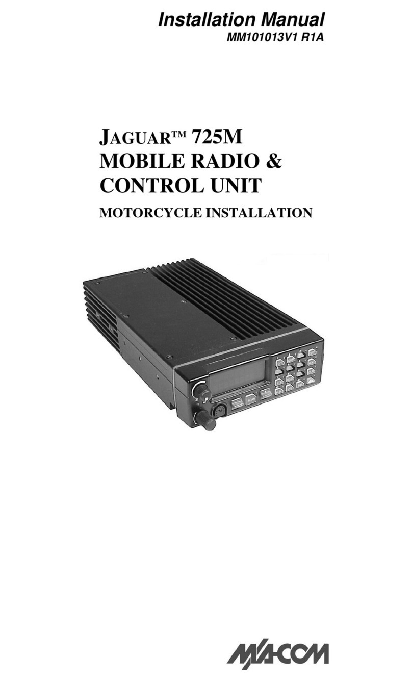 M/A-Com P5100 Series installation manual
