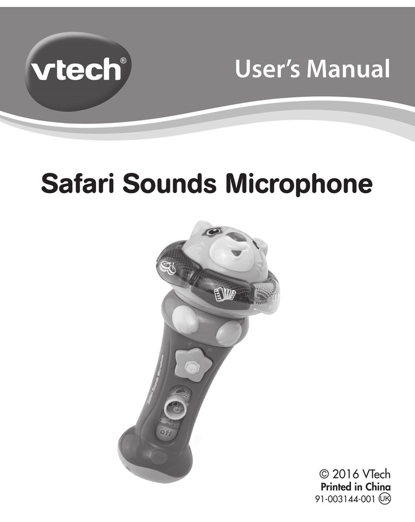 V-tech Safari Sounds Microphone User manual