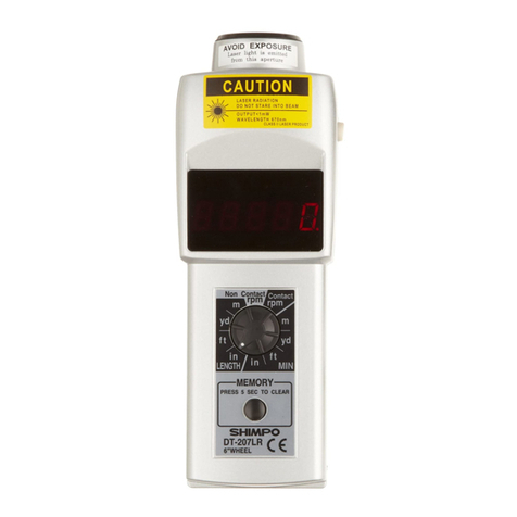 Nidec DT-205LR Operation manual