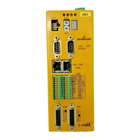 Baumuller b maXX BM3000 operating manual