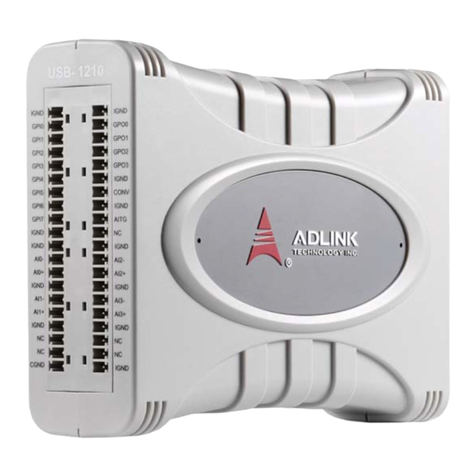 ADLINK Technology USB-1210 User manual