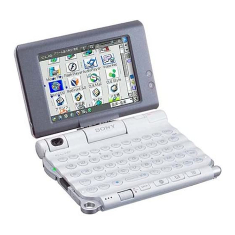 Sony PEG-UX50 - Clie Handheld User manual