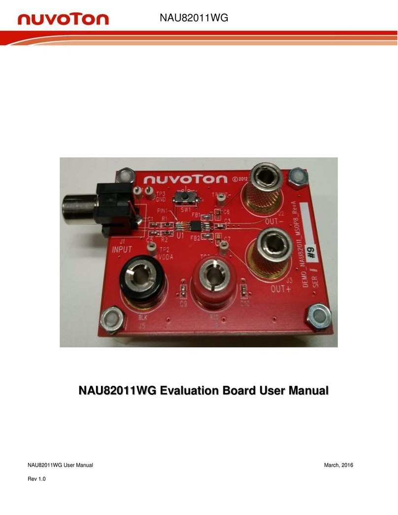 Nuvoton NAU82011WG User manual Nuvoton NAU82011WG User manual