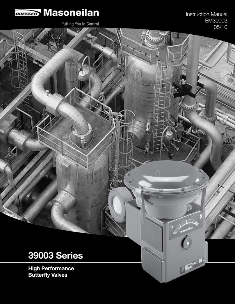 Masoneilan 39003 Series instruction manual