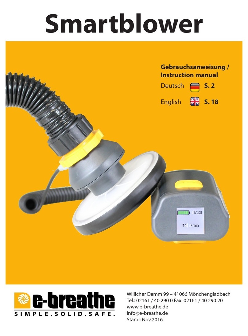 e-breathe Smartblower instruction manual