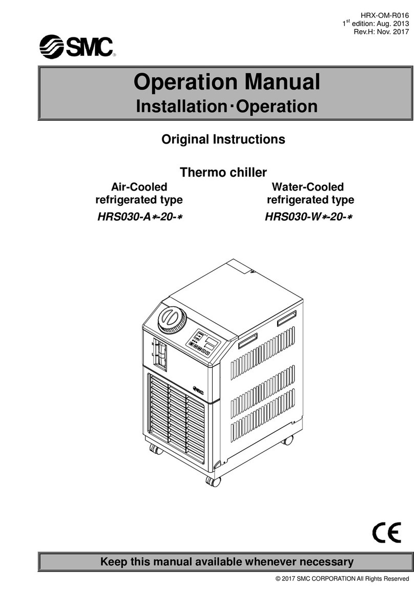SMC Corporation HRS030-A-20 series Original instructions SMC Corporation HRS030-A-20 series Original instructions
