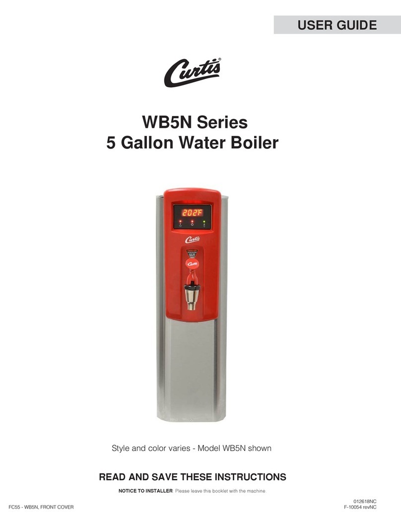 Curtis WB5N User manual