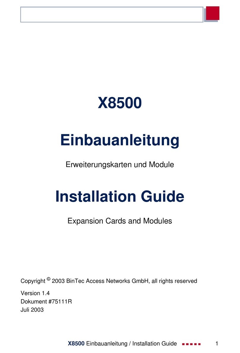 BinTec X5800 installation guide