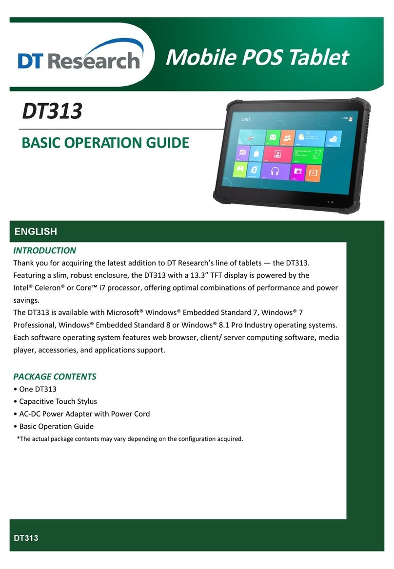 DT Research DT313 series Assembly instructions