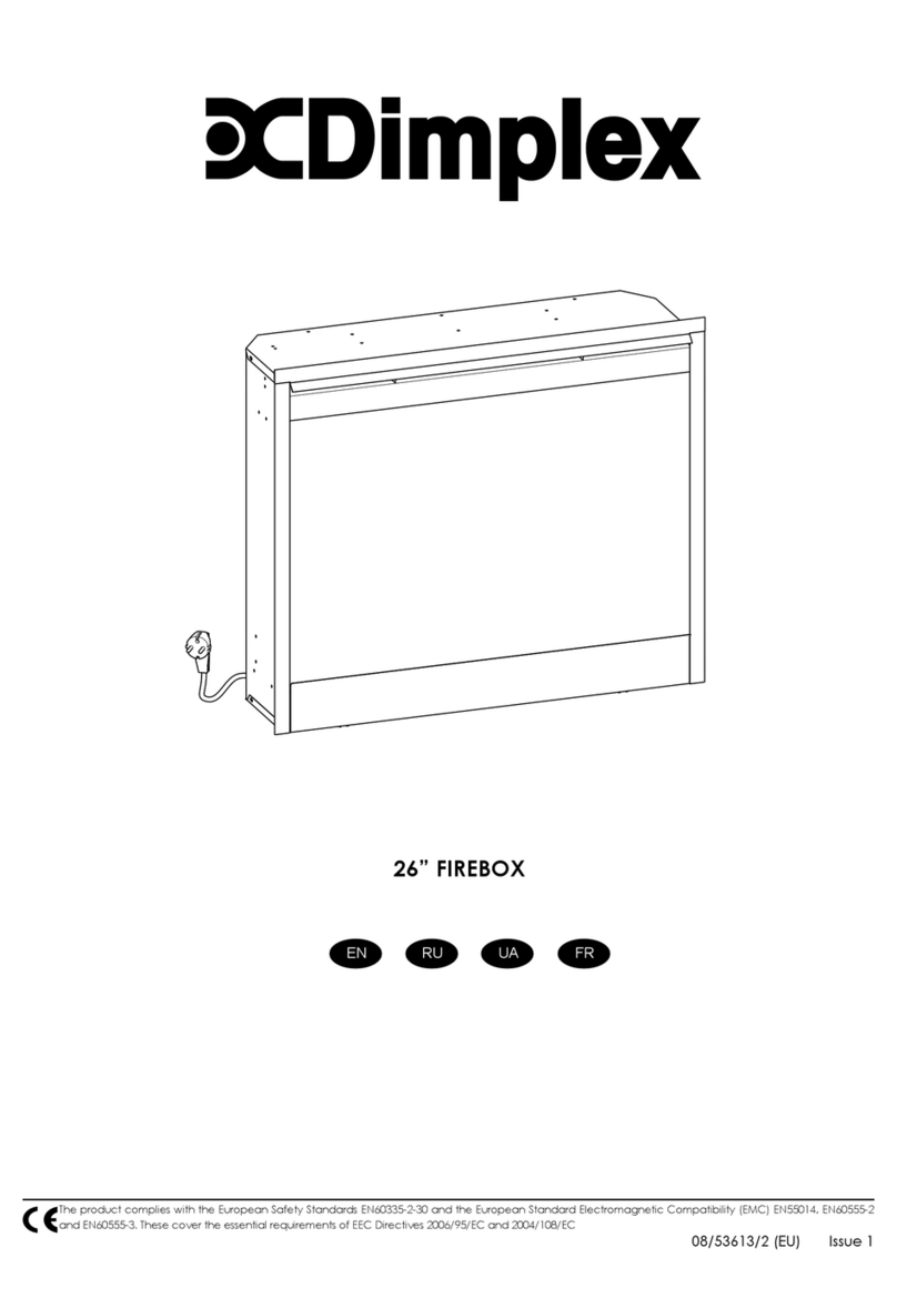 Dimplex DF2608-EUE User manual Dimplex DF2608-EUE User manual