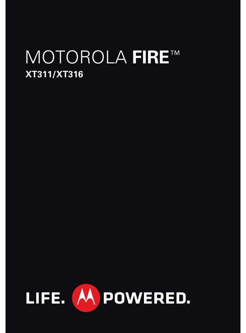 Motorola Fire XT311 User manual