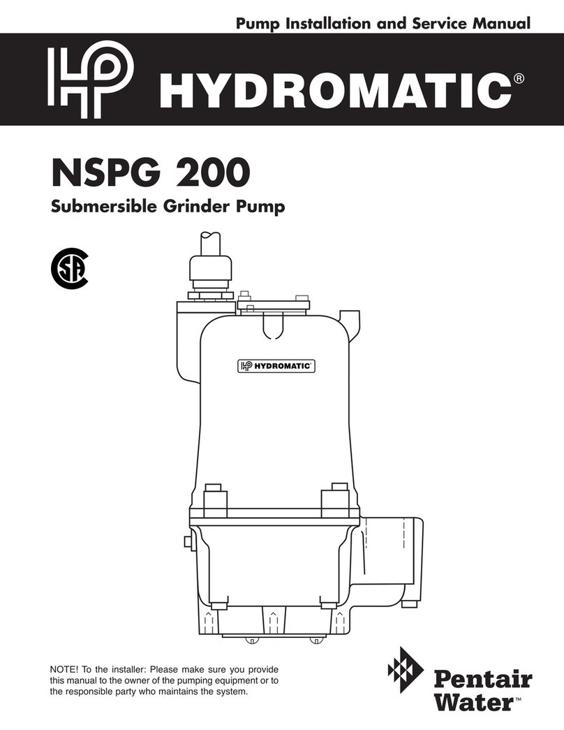 Hydromatic NSPG 200 Manual