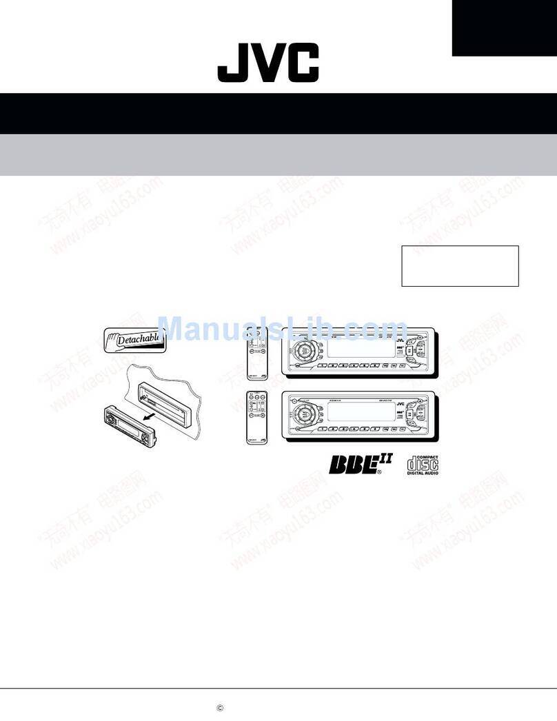 JVC KD-SX870 User manual