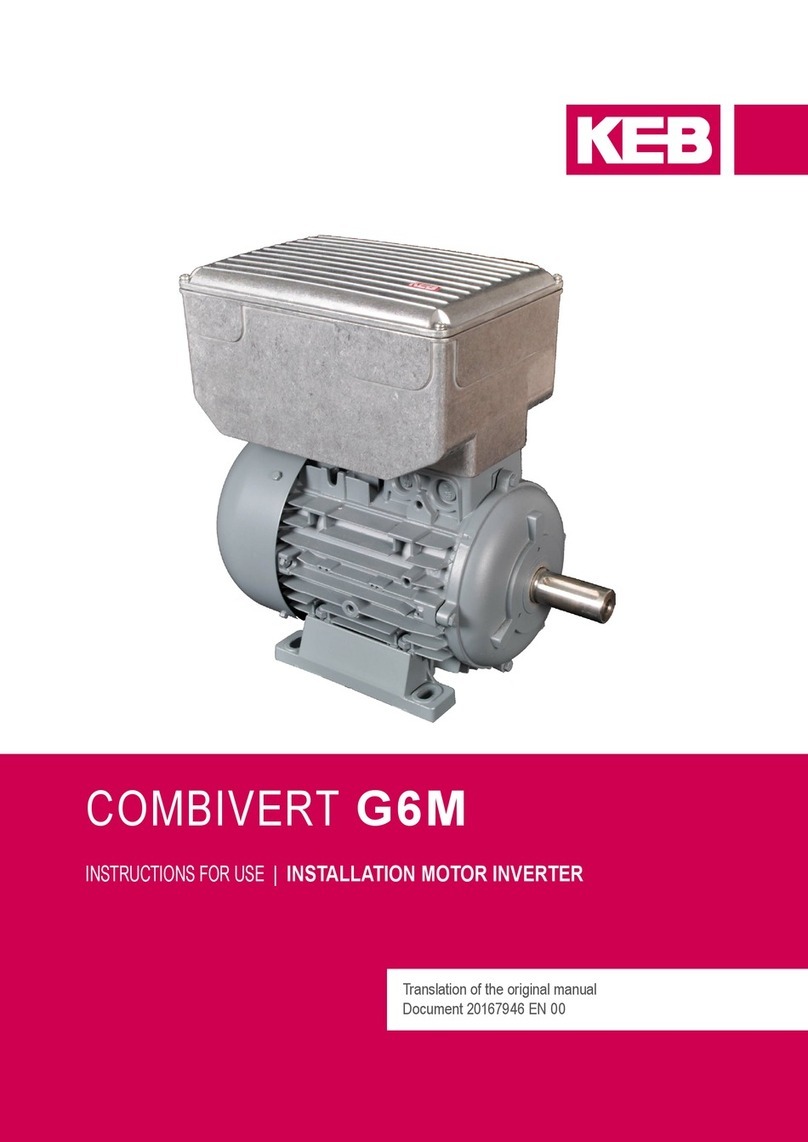 KEBCO COMBIVERT G6M Instructions for use