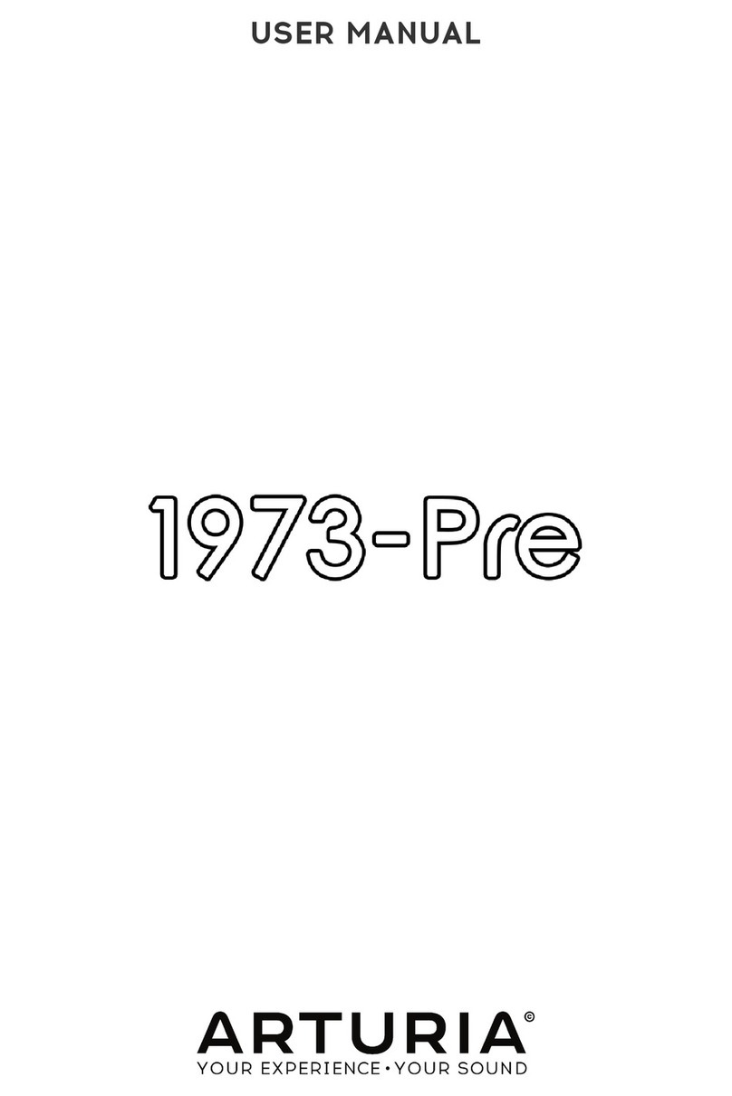 Arturia 1973-Pre User manual