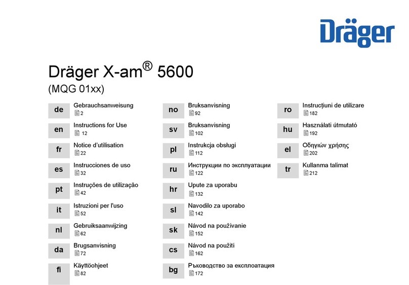 Dräger X-am 5600 User manual