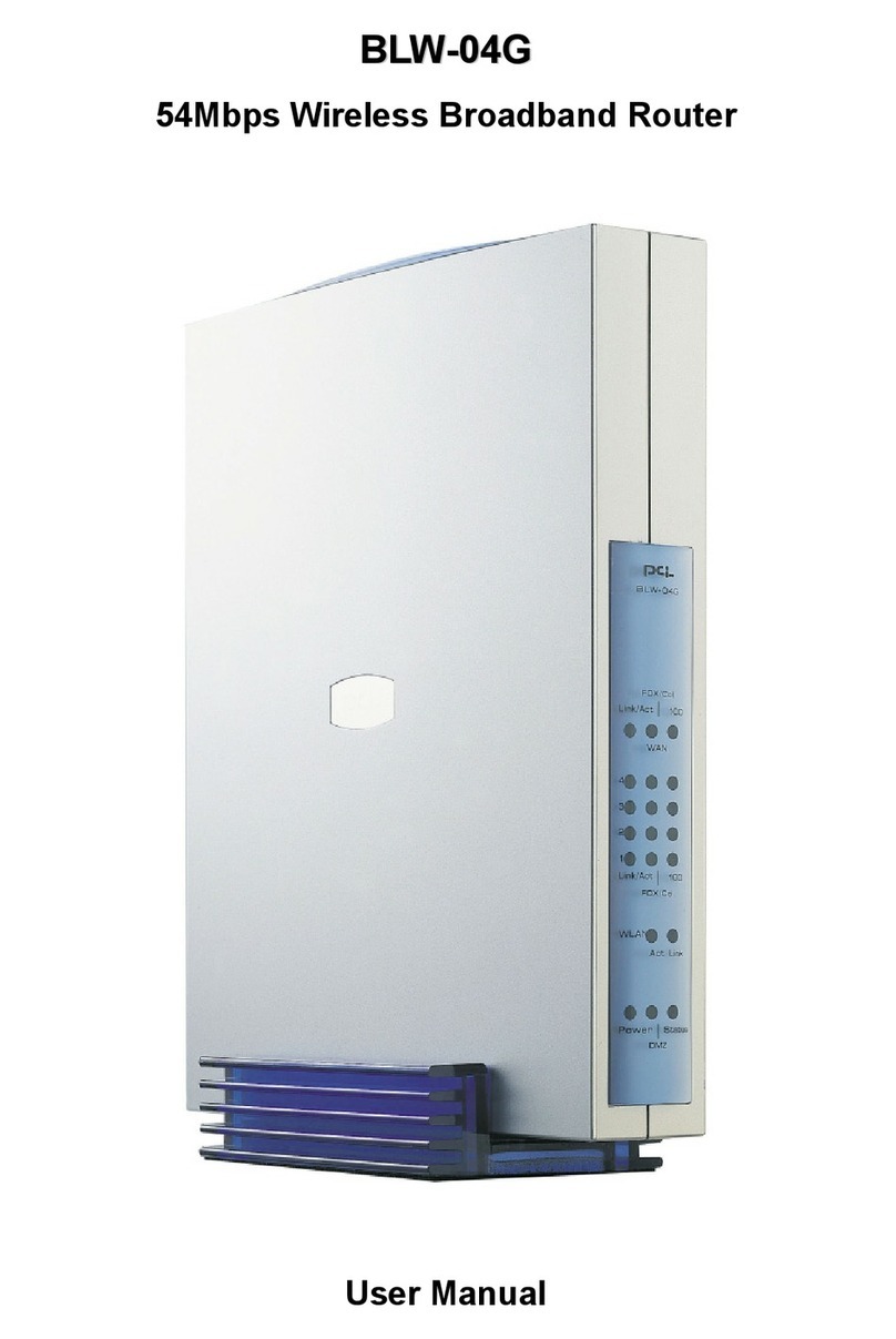 Planex BLW-04G User manual